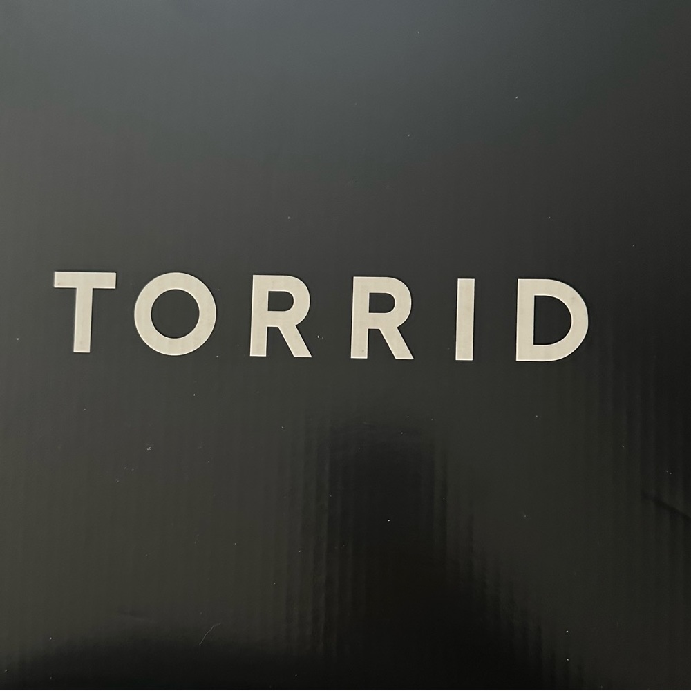 Torrid red white stripped knit slippers New In Box.